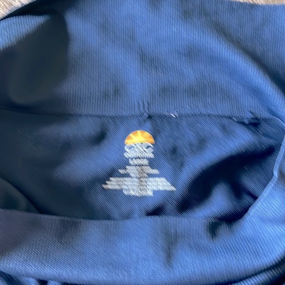 12.💝SALE 3 for $20💝C@C California HighRise Navy Blue Patterned Leggings Size L - Picture 4 of 4